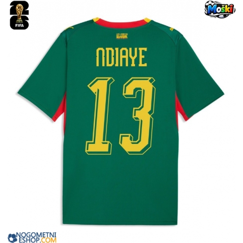 Moški Nogometni dresi Senegal Iliman Ndiaye #13 Gostujoči SP 2026 Kratek Rokav